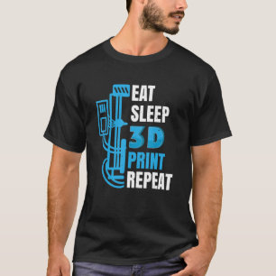 Camiseta 3d Impresora 3d Edificios de modelos de impresión 