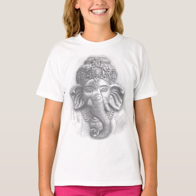 Camiseta 3d Lord Ganesha - Om (Anverso)