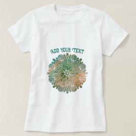 Camiseta 3D Mandala Meditación Yoga fondo colorido