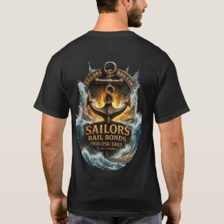 Camiseta 3D Marinero Fianza Salpicaduras