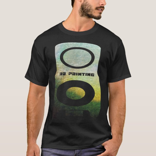 Camiseta 3D Printer hot end artwork  1 (Anverso)