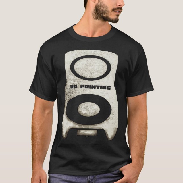 Camiseta 3D Printer hot end artwork  2 (Anverso)