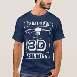 Camiseta 3D Printing Custom 3D Printing 3D Print