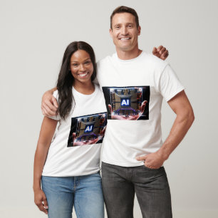 Camiseta 3d Rótulo TEXTO detallado _AIA_ __totalmente trans