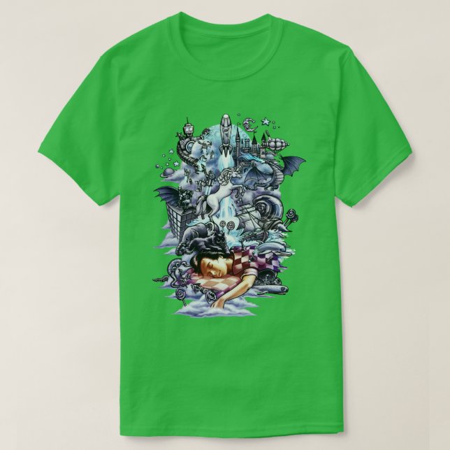 Camiseta 3D Sueño Sin Efecto 3D (Diseño del anverso)