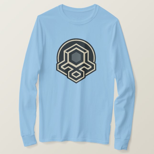 Camiseta 3D Symmetrical Advanced Art Long Sleeve T-Shirt (Anverso del diseño)