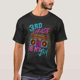 Camiseta 3er Grado Es Mi Jam 80s Antiguo Boombox Estudiante