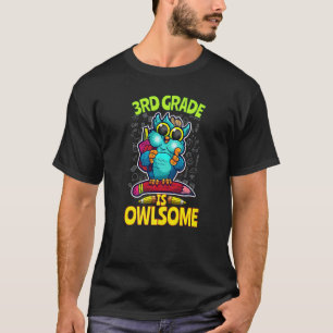 Camiseta 3er Grado Es Owlsome De Regreso A La Escuela Owlso