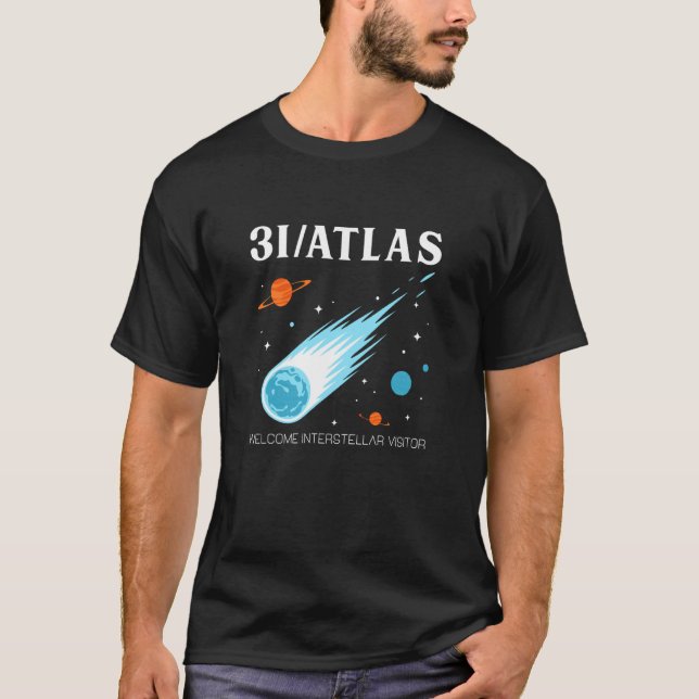 Camiseta 3IAtlas Visitante Interestelar Cometa Exploración  (Anverso)