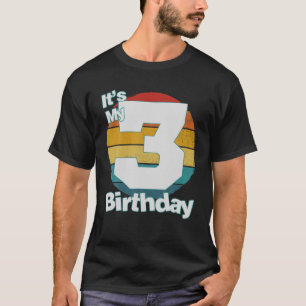 Camiseta 3Rd Birthday . It's My 3Rd Birthday 3 Year Old Bir