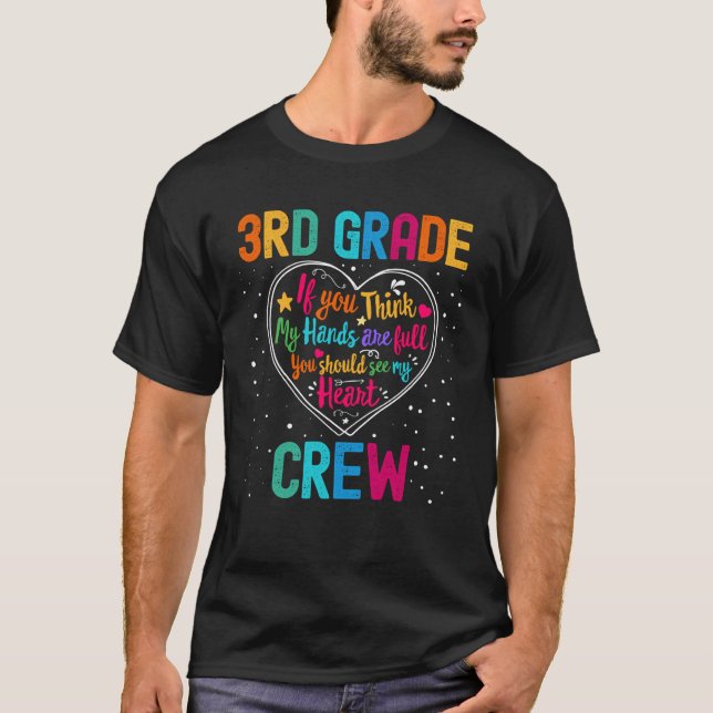 Camiseta 3rd Grade Crew Appreciation Week Back to School He (Anverso)