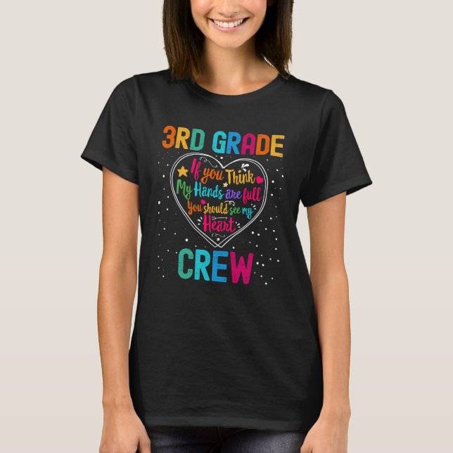 Camiseta 3rd Grade Crew Appreciation Week Back to School He (Anverso)