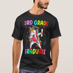 Camiseta 3rd Grade Graduate Dabbing Magical Unicorn Class O