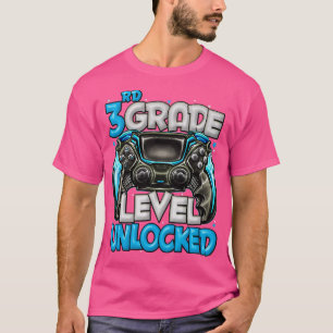 Camiseta 3rd Grade Level Unlocked Game On 3rd Grade Back To