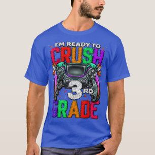 Camiseta 3rd Grade Level Unlocked Game On 3rd Grade Back To