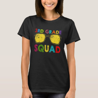 Camiseta 3rd Grade Squad Back To School Third Grade Teacher