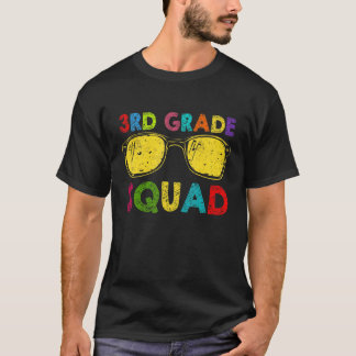 Camiseta 3rd Grade Squad Back To School Third Grade Teacher