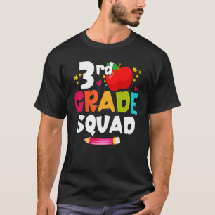 Camiseta 3rd Grade Squad Back To School Third Graders Teac
