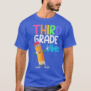 Camiseta 3rd Grade Vibes Student Teacher Back To School Boy