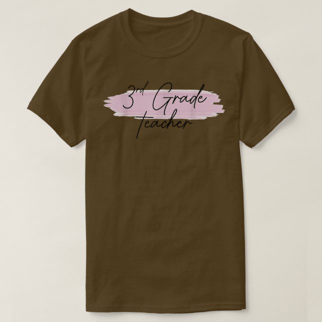 Camiseta 3rd Third Grade Teacher Back to school T-Shirt (Diseño del anverso)