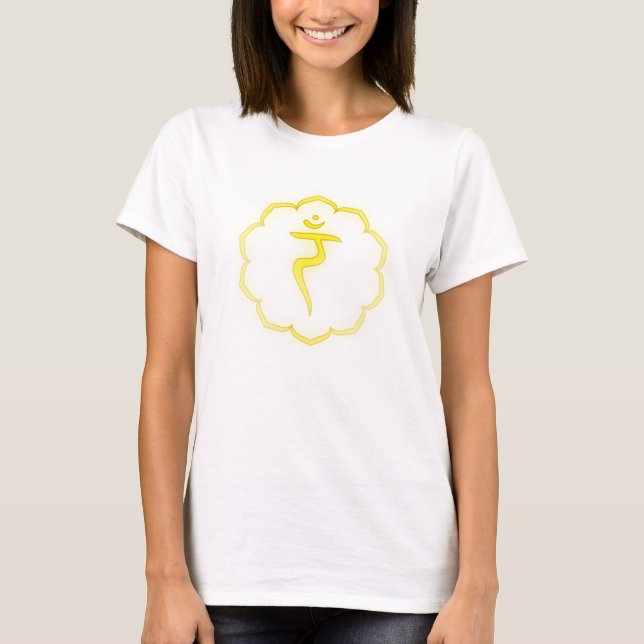 Camiseta 3ro Chakra - Manipura "estarcidos" (Anverso)