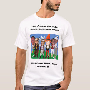 Camiseta 3ro Fiesta anual del saque de centro del fútbol d