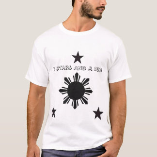 Camiseta 3starsasun, 3 estrellas y un Sun