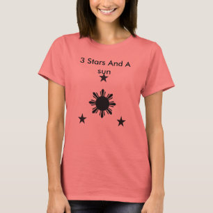 Camiseta 3starsasun, 3 soles de las estrellas y de A