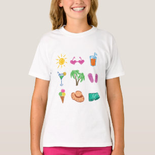 Camiseta 3x3 verano de la cuadrícula