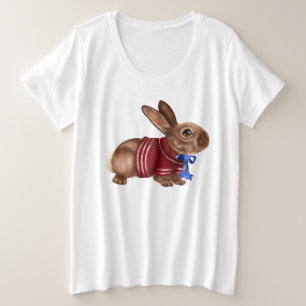 Camiseta 4º de Julio Plus con conejo