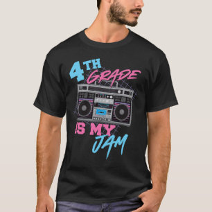 Camiseta 4º grado es mi mermelada - profesor de boombox de