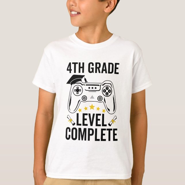 Camiseta 4º Grado Grado Graduado Graduado Clase Jugador de  (Anverso)