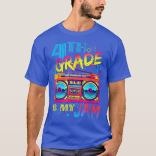 Camiseta 4º grado Mi Jam Retro Radio Cassette de vuelta a n