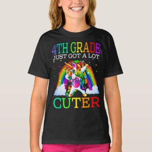 Camiseta 4º Grado Recién Recibió Un Gran Cortador Unicornio