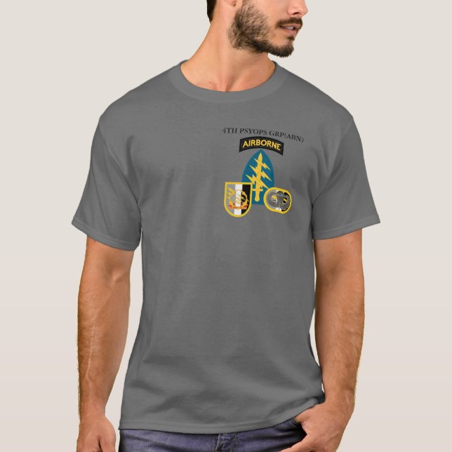 CAMISETA 4º GRUPO PSYOPS(ABN)  (Anverso)