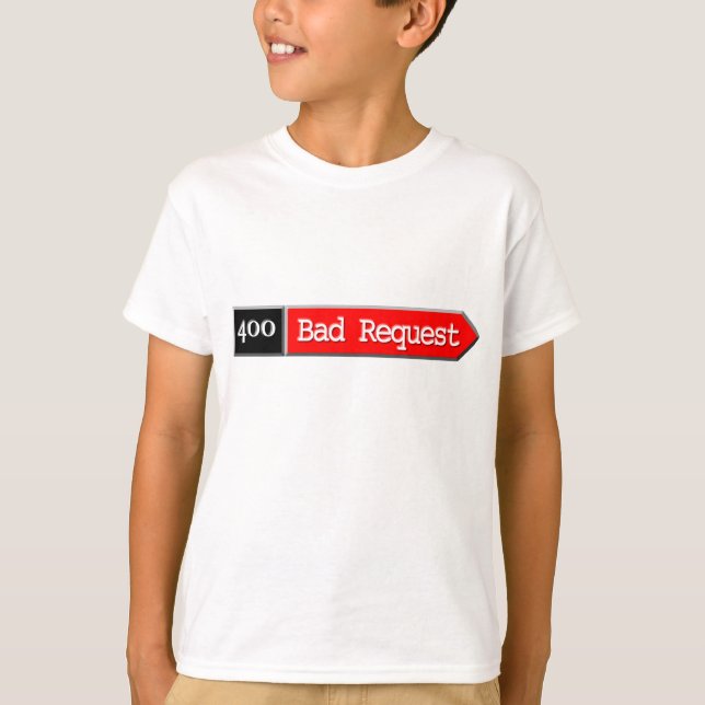Camiseta 400 - Bad Request (Anverso)
