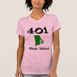 Camiseta 401, Código de área de Rhode Island RI (Cranston)