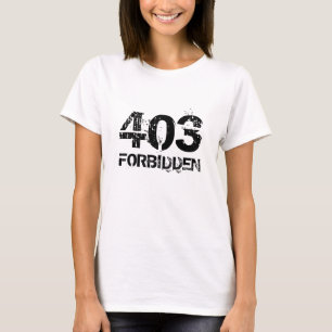 CAMISETA 403 PROHIBIDO