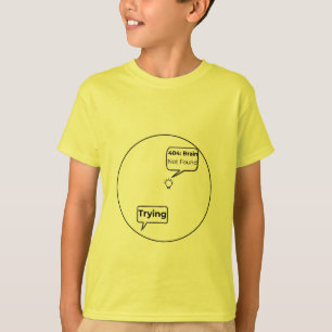 Camiseta 404: Cerebro No Encontrado - Código de Error Diver