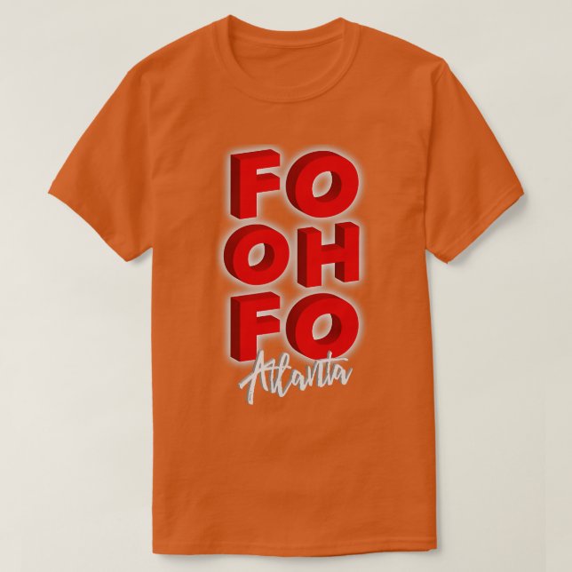 Camiseta 404 Código del Área de Atlanta para OH FO TShirt (Diseño del anverso)