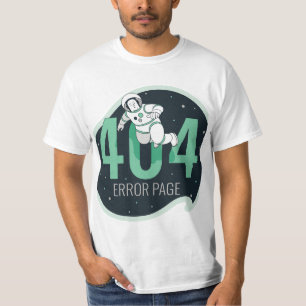 Camiseta 404, divertido, 404 código de área, error 404, err
