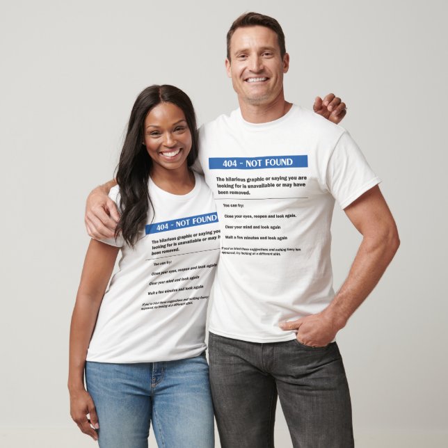 Camiseta 404 Error (Unisexo)