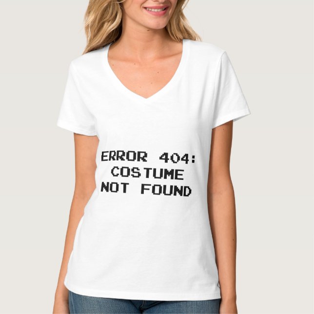 Camiseta 404 Error: no se encontró el código (Anverso)