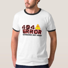 Camiseta 404 Error: no se encontró la motivación