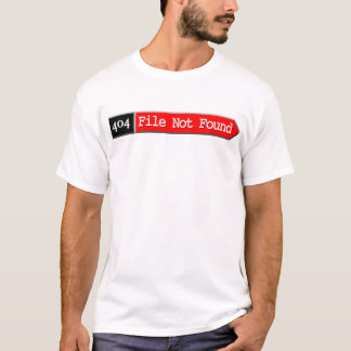 Camiseta 404 - Fichero no encontrado