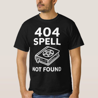Camiseta 404 HECHIZO NO ENCONTRADO | Soporte Técnico de Bru
