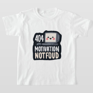 Camiseta 404 Motivación No Encontrada – Día Perezoso y Dive