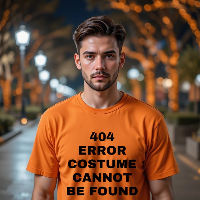 CAMISETA 404 NO SE PUEDE ENCONTRAR EL COSTUME DE ERROR T-SH (Subido por el creador)