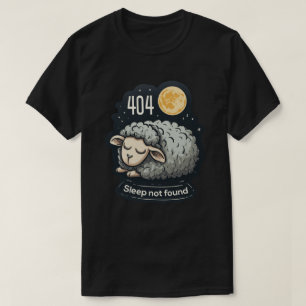 Camiseta 404 Oveja de Dibujos Animados No Encontrada - Lind