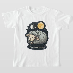 Camiseta 404 Oveja De Dibujos Animados No Encontrada - Mono